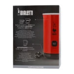 Bialetti Milk Frother MKF02 Rosso - Elektryczny spieniacz do mleka Czerwony - 5