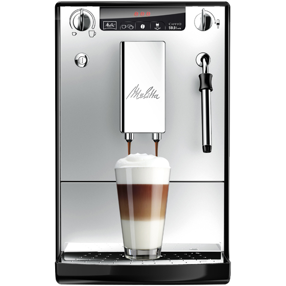 Melitta® Solo® & Milk srebrno-czarny E953-202 + 1kg kawy GRATIS