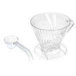 Plastikowy filtr do kawy z łyżką 1x4 - 2
