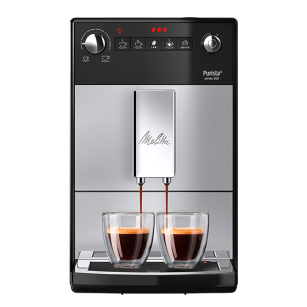 Melitta® Purista® srebrno-czarny F23/0-101 + 1kg kawy GRATIS