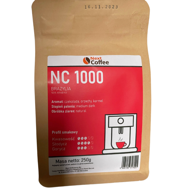 Kawa ziarnista NextCoffee NC 1000 | 100% Arabica | 250g