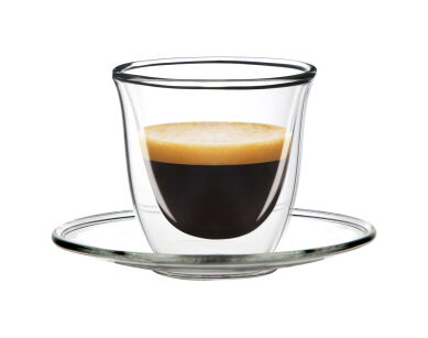 Szklanka termiczna do espresso ze spodkiem FilterLogic - 1szt