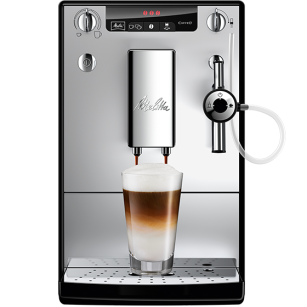 Melitta® Solo® & Perfect Milk srebrno-czarny E957-203 + 1kg kawy GRATIS